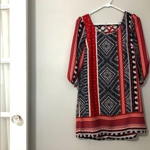 Tribal print dress